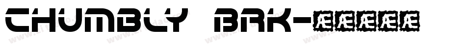 Chumbly BRK字体转换